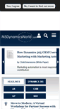 Mobile Screenshot of msdynamicsworld.com